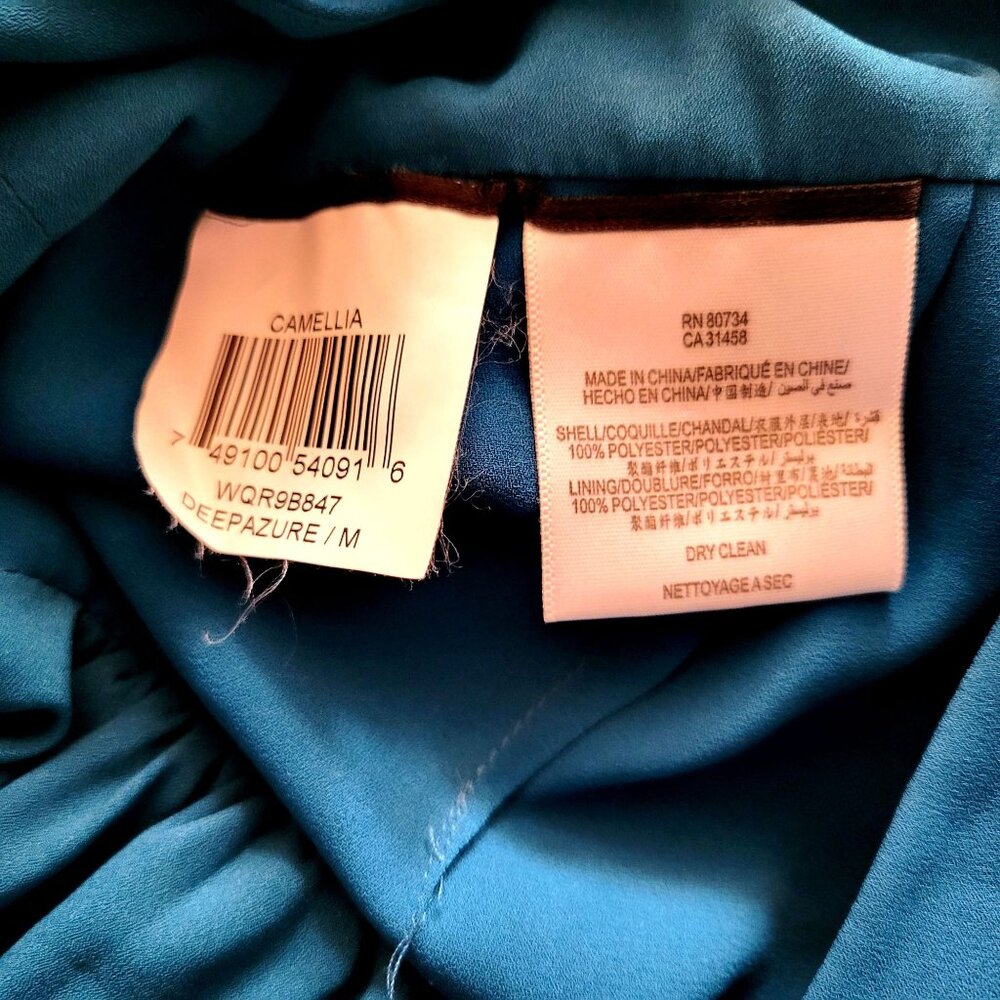 BCBG Max Azaria Camellia Jumpsuit Deep Azure - Picture 4 of 5